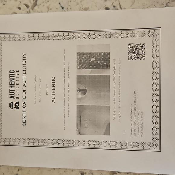 Louis Vuitton Sarah Multicolor Monogram Wallet With COA - Picture 3 of 17